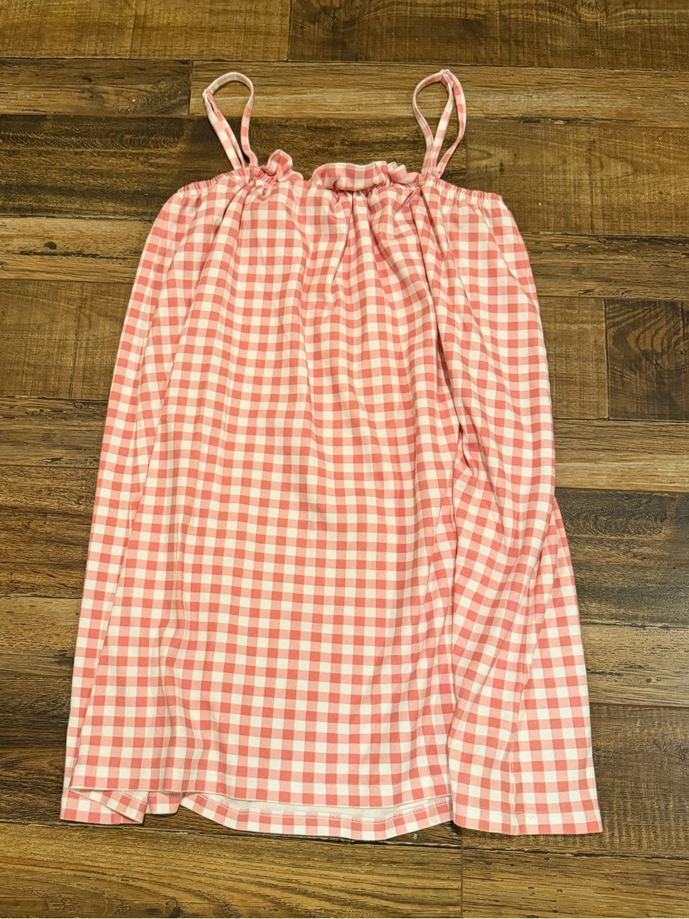 LAKE Pink Gingham Nightgown
